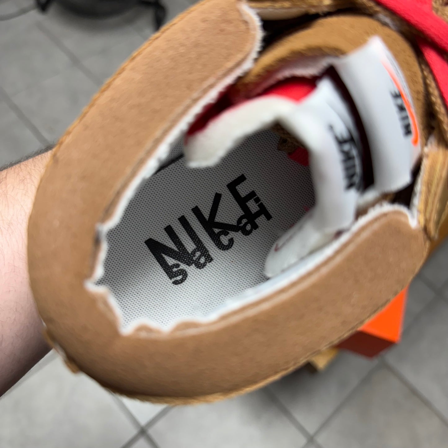 Blazer Low x sacai British Tan (Worn)