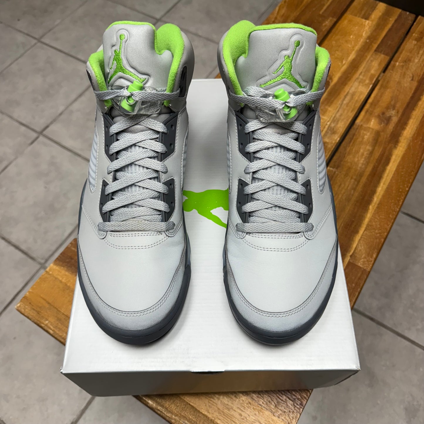 Jordan 5 Green Bean (Worn)