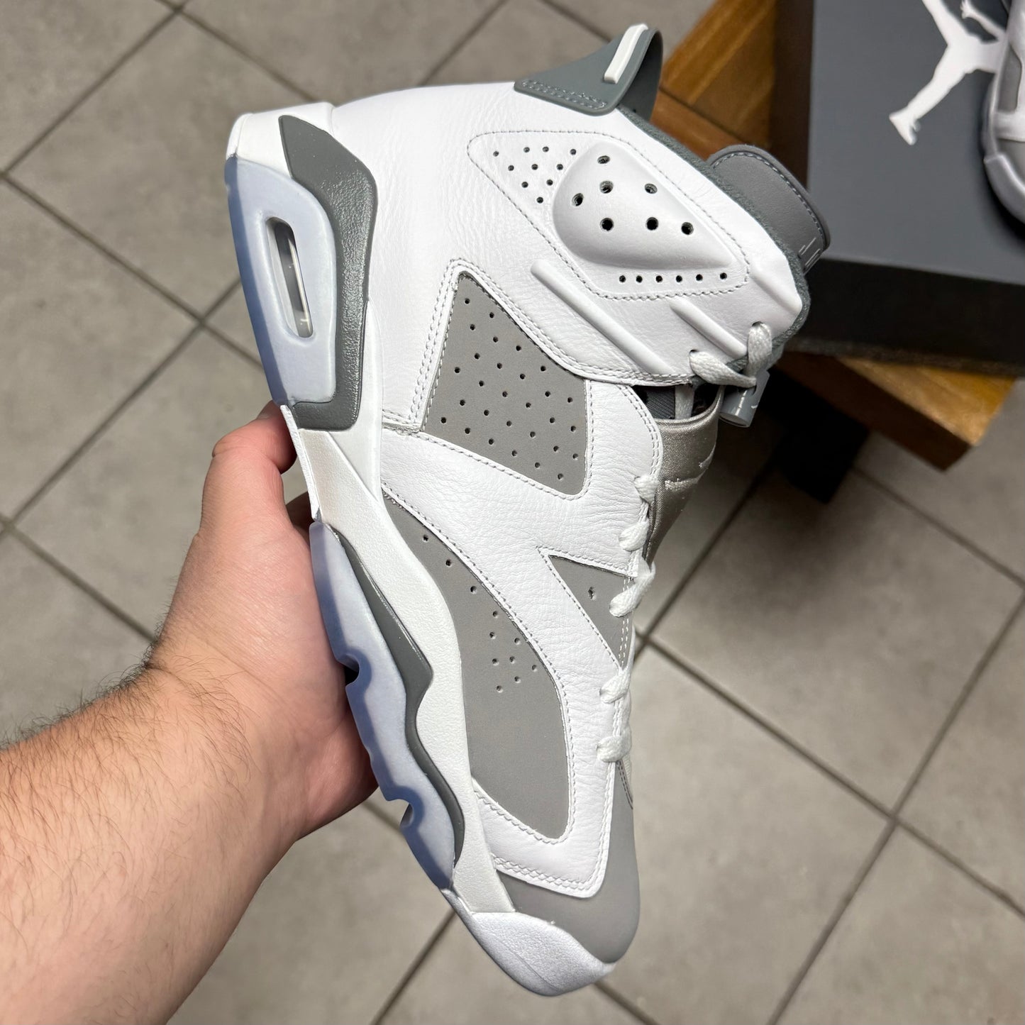 Jordan 6 Cool Grey (Worn)