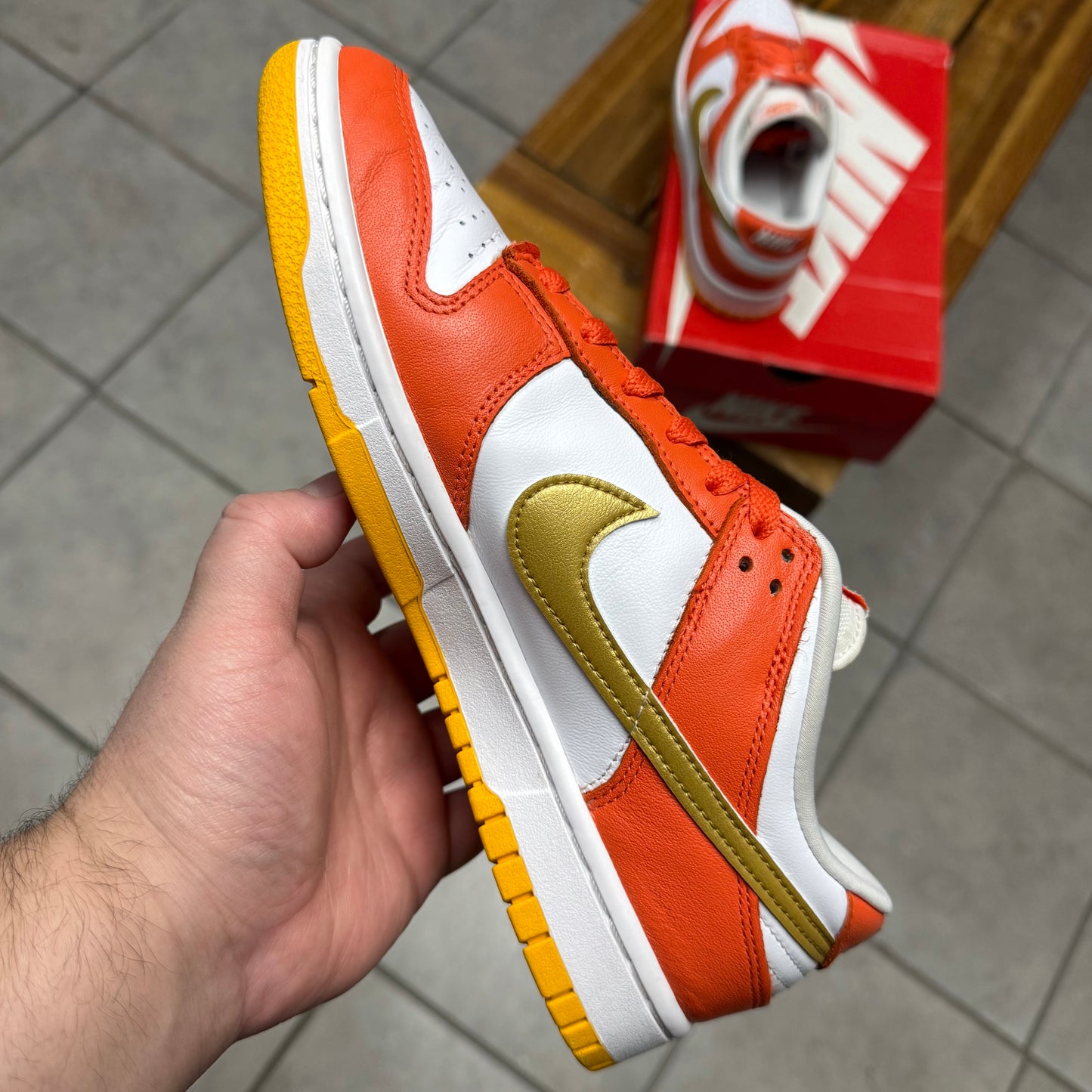 Dunk Low Orange University Gold (Worn)