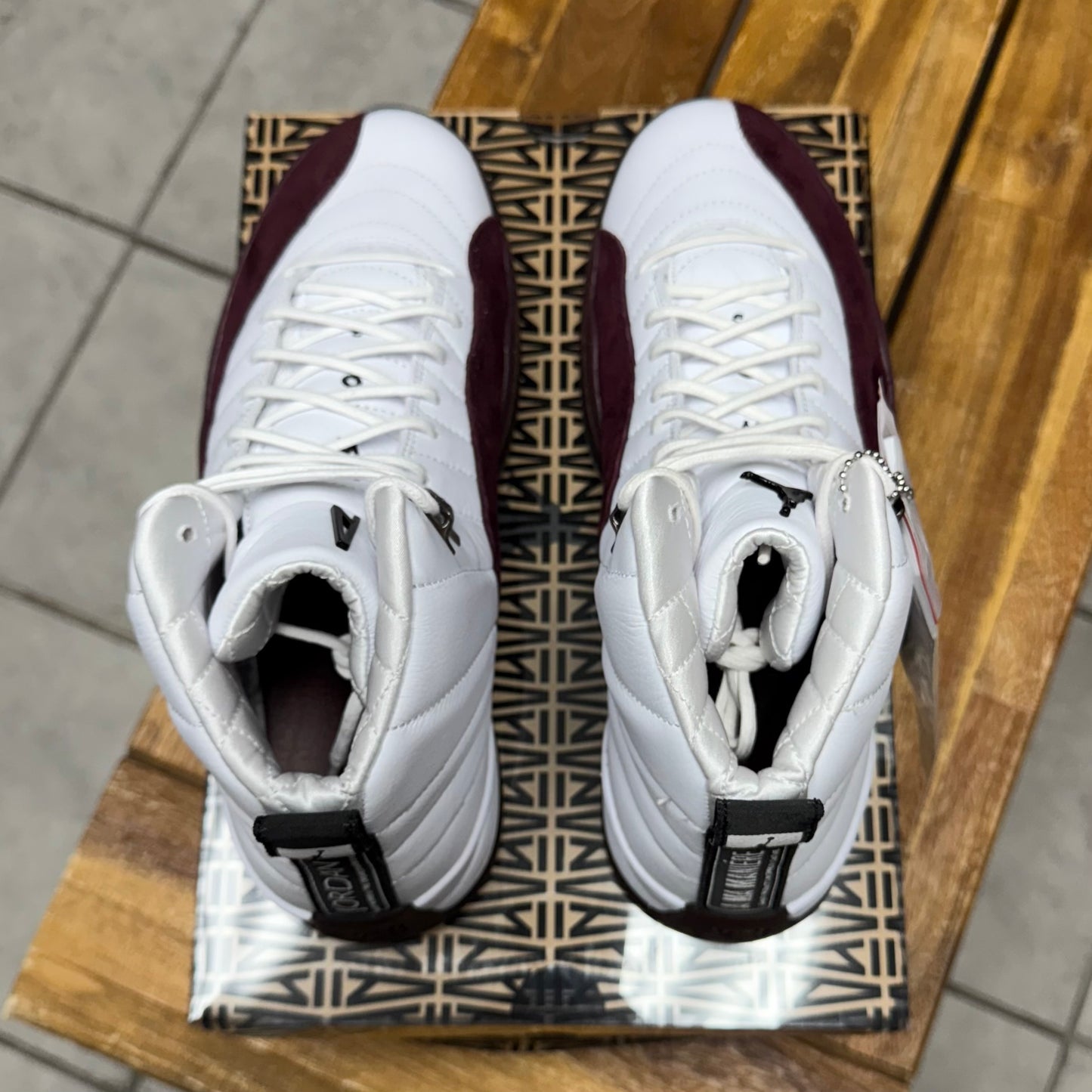Jordan 12 SP x A Ma Maniére White