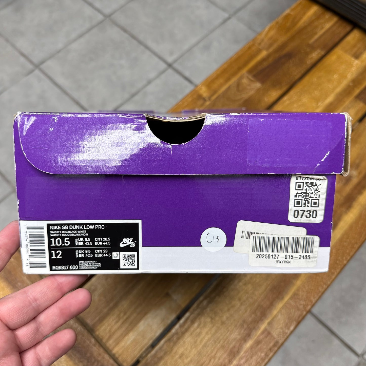 SB Dunk Low J-Pack Chicago (Worn)