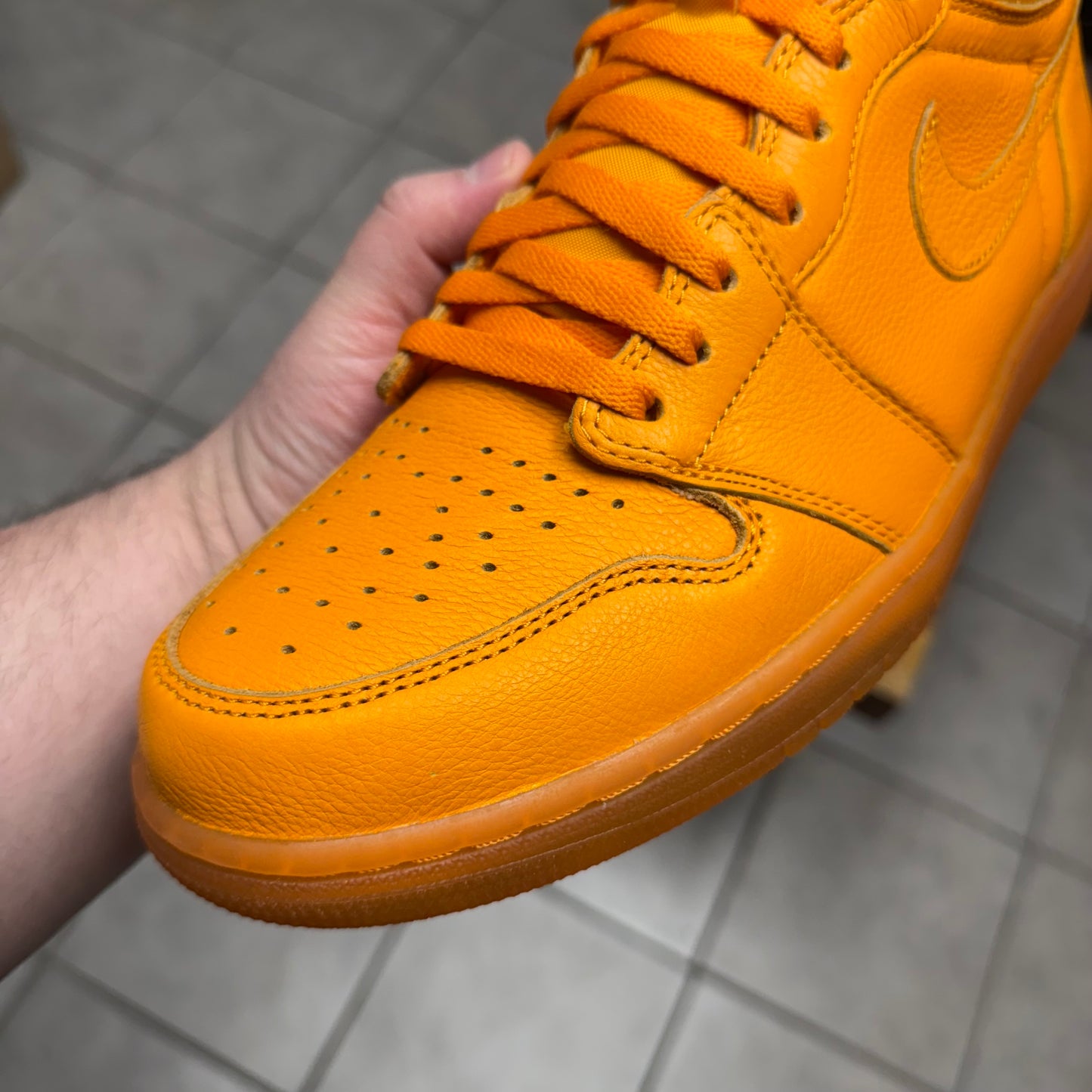 Jordan 1 High OG G8RD Orange Peel (Worn)