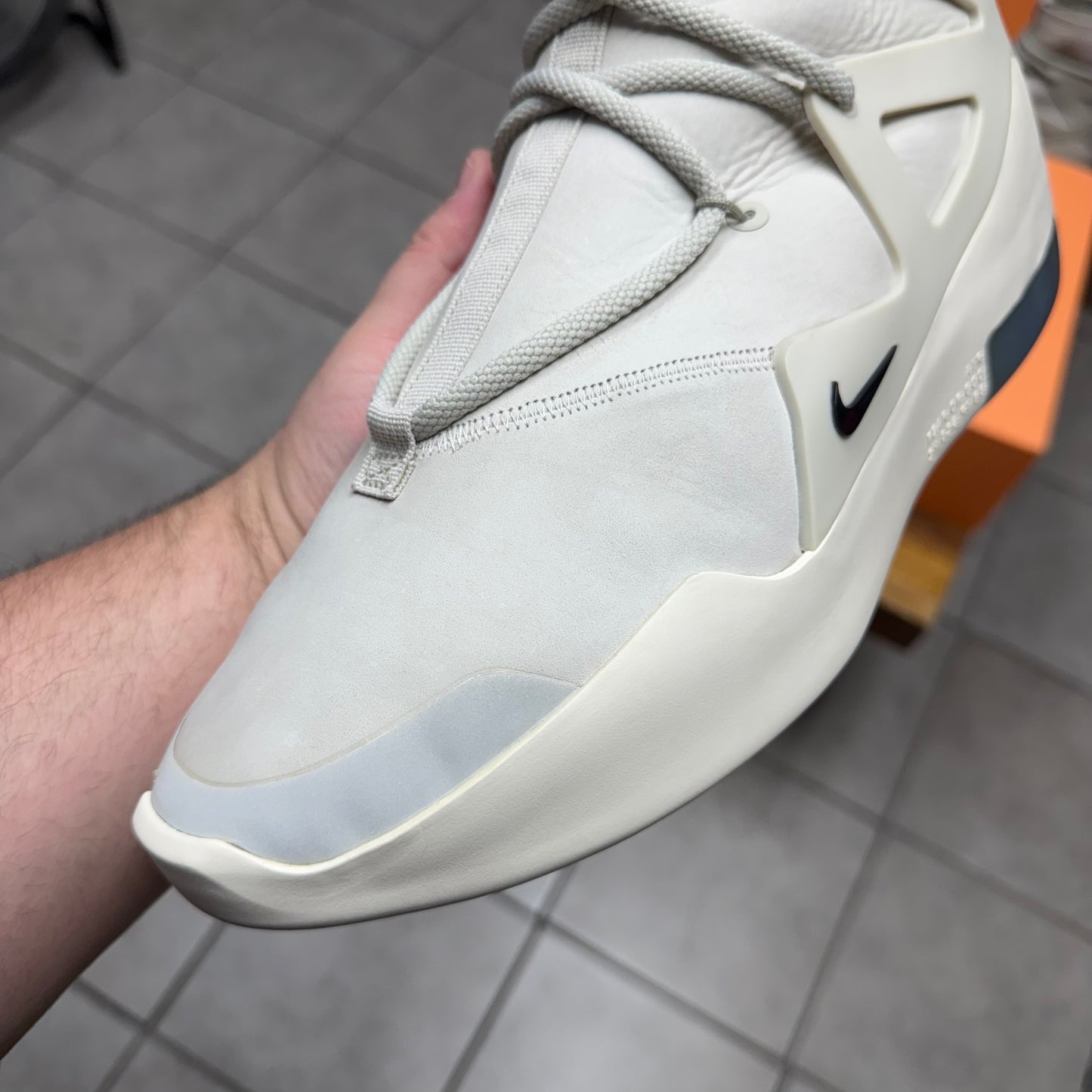 Nike Air Fear Of God 1 Light Bone (Worn)