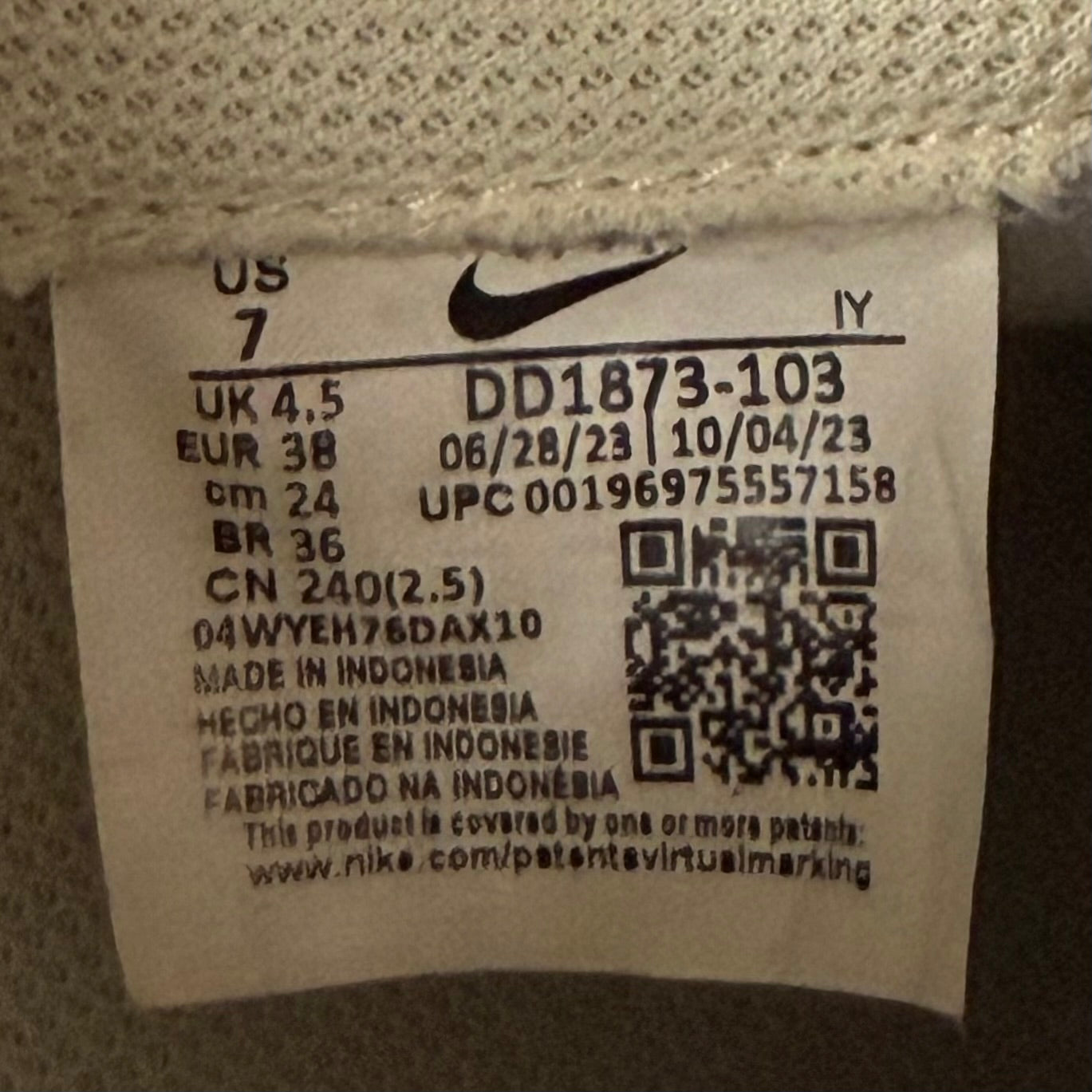 Dunk Next Nature Low Coconut Mauve W (Worn)