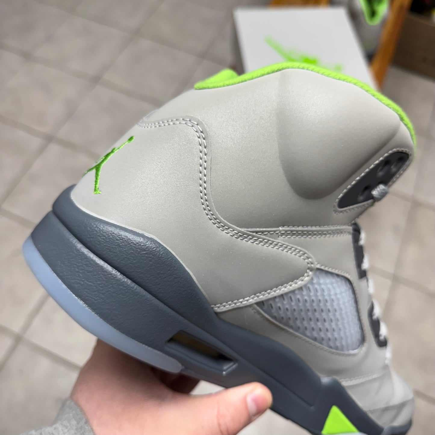 Jordan 5 Green Bean (Worn)