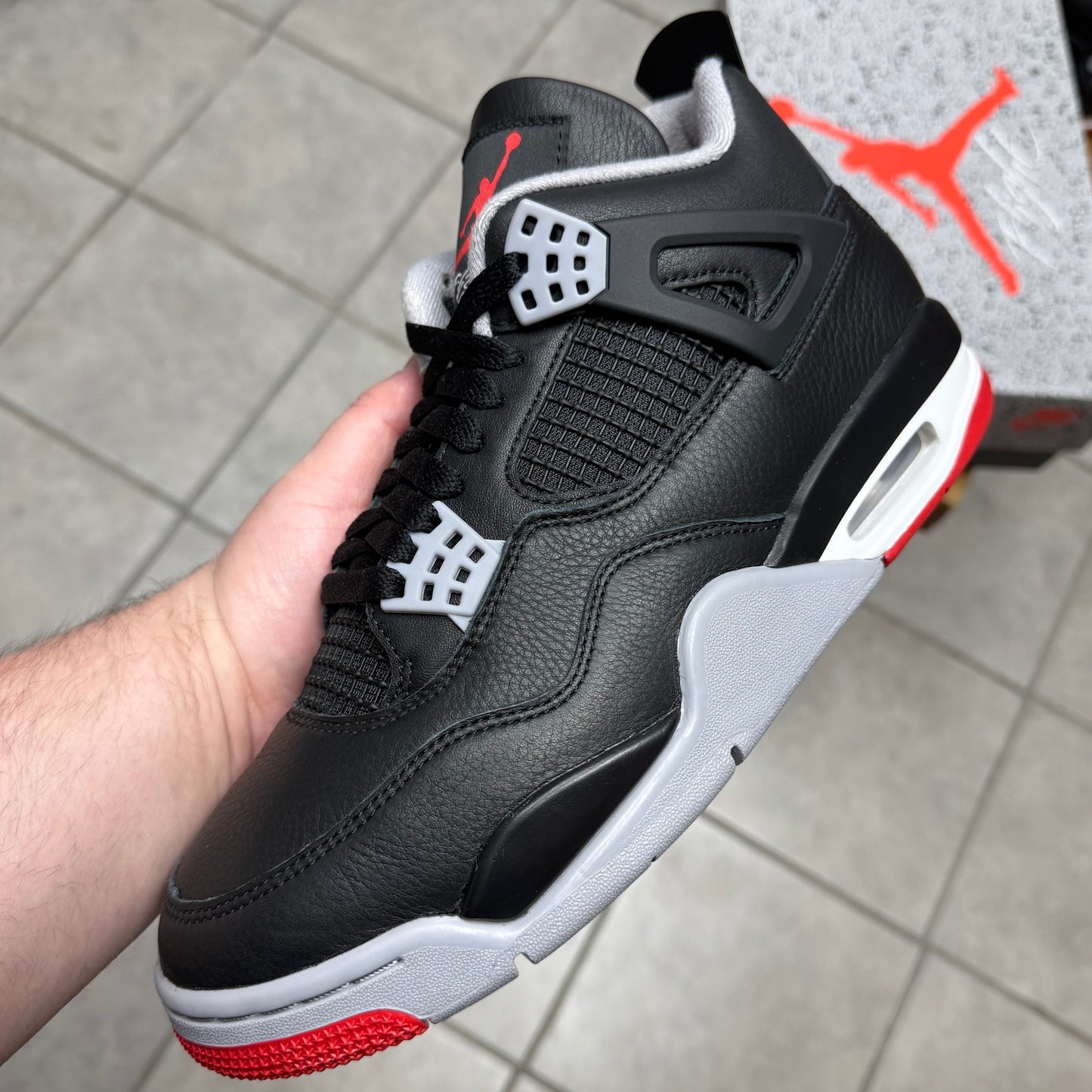 Jordan 4 Bred Reimagined (Worn)