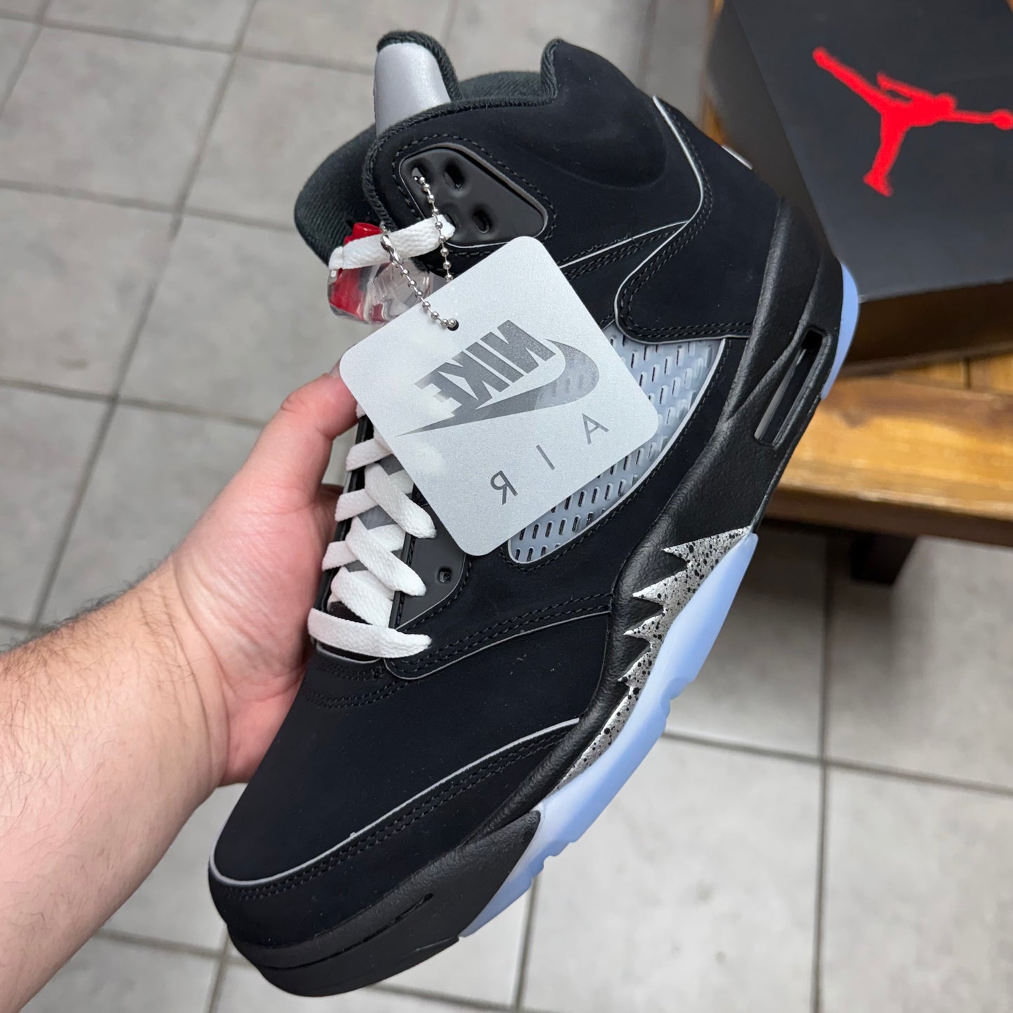 Jordan 5 Black Metallic Reimagined