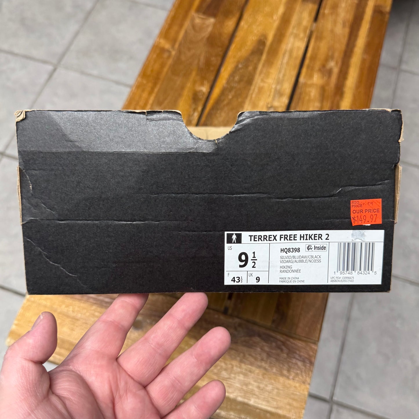 Adidas Terrex Free Hiker 2.0 ‘Silver Violet Blue Dawn’ (Worn)