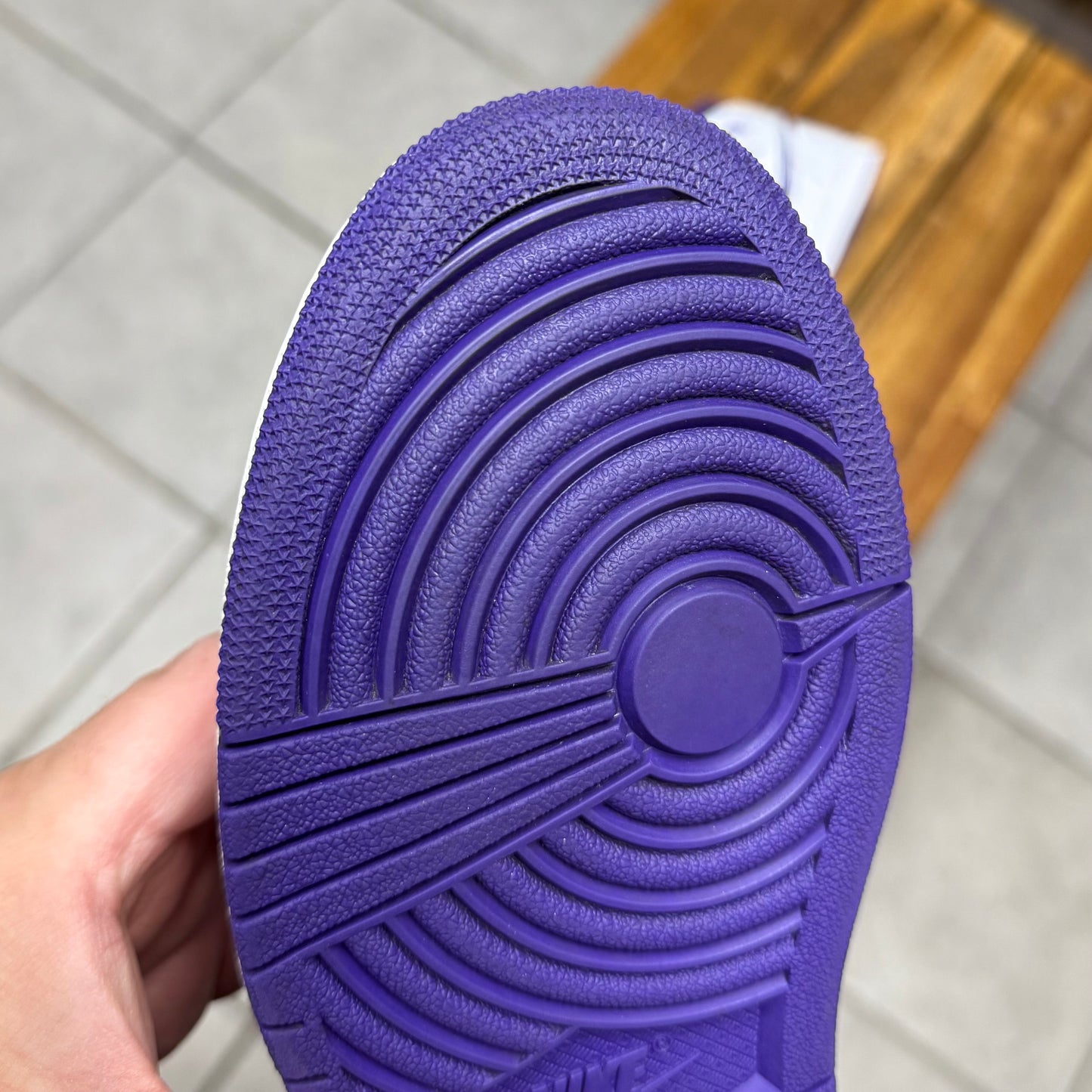 Jordan 1 High OG Court Purple W (Worn)