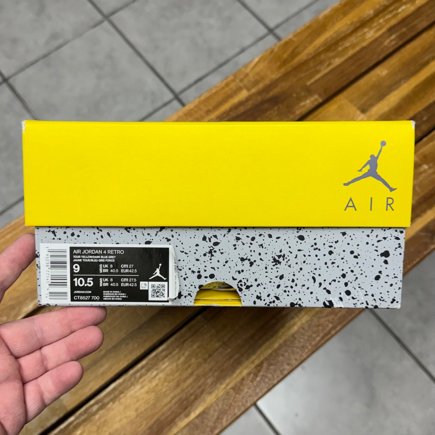 Jordan 4 Lightning (Worn)