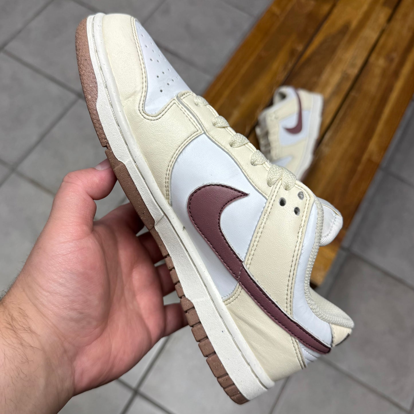 Dunk Next Nature Low Coconut Mauve W (Worn)