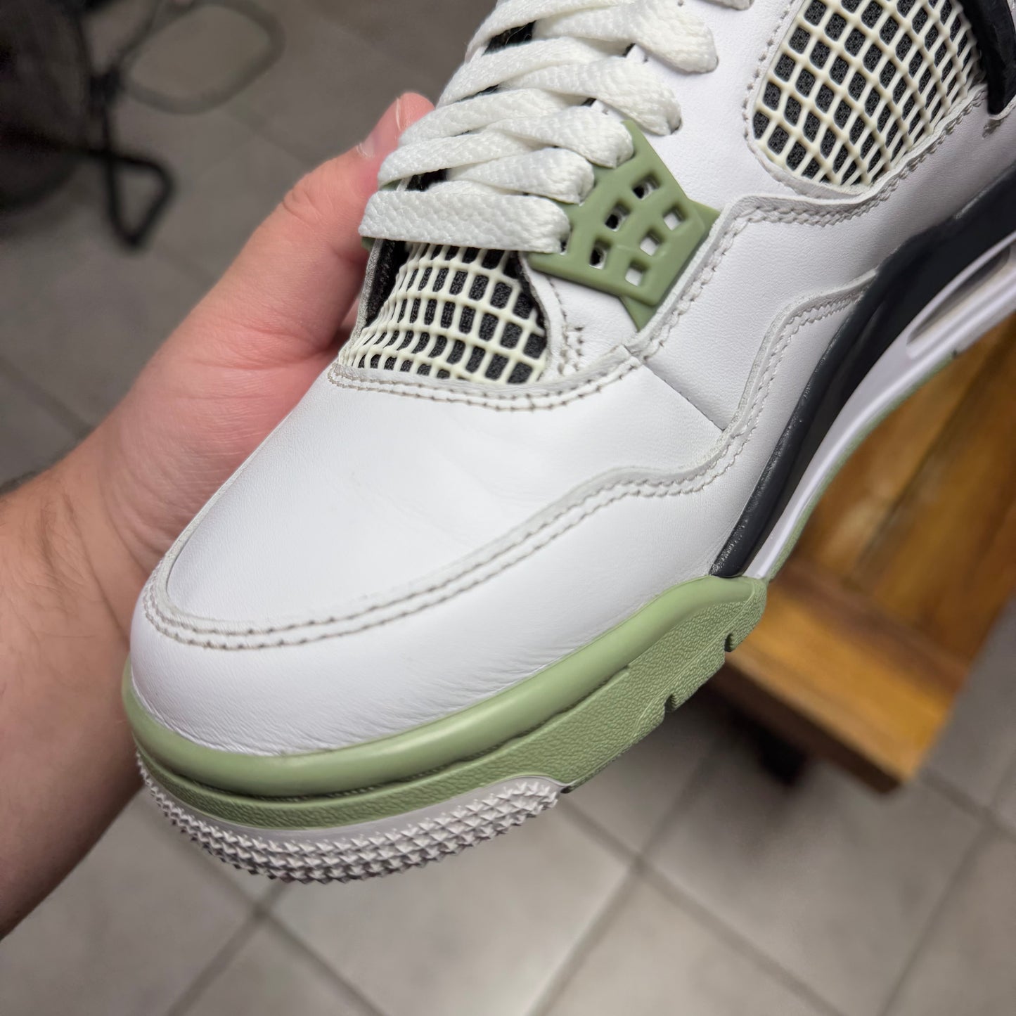 Jordan 4 Seafoam (Worn)