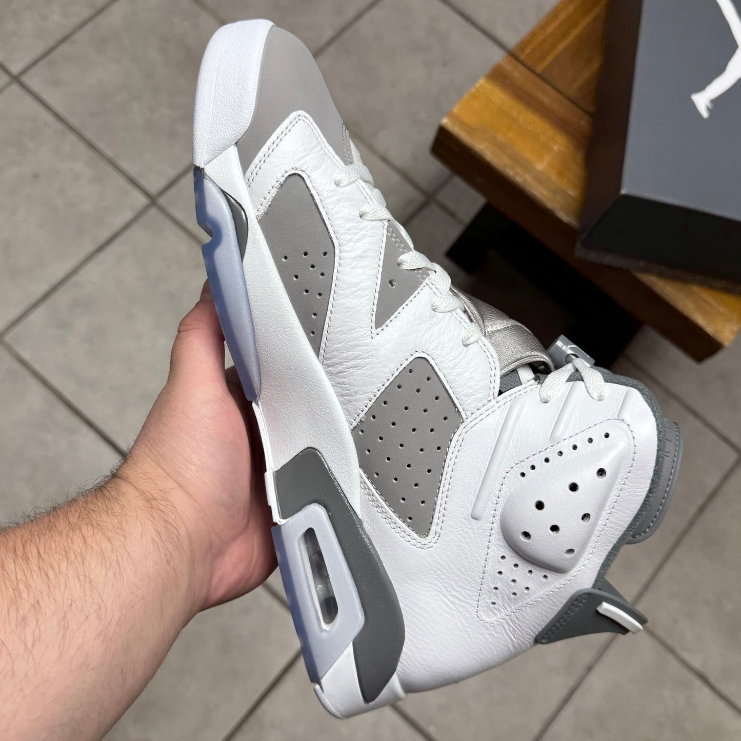 Jordan 6 Cool Grey (Worn)