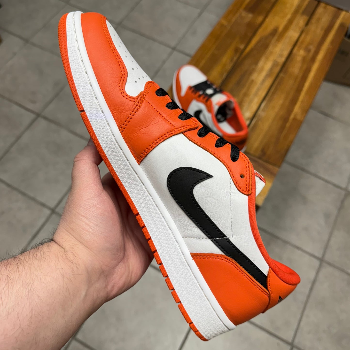 Jordan 1 Low OG Starfish (Worn)