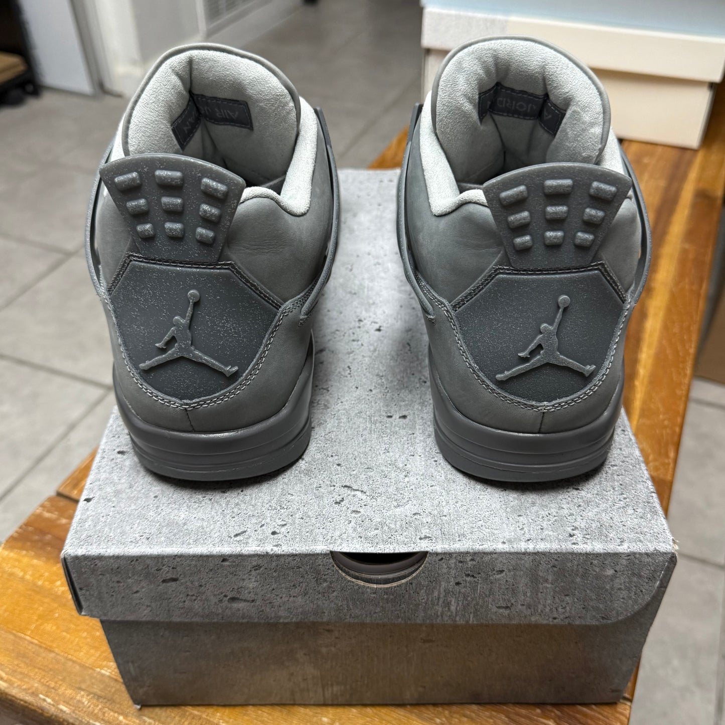 Jordan 4 Wet Cement (Worn)
