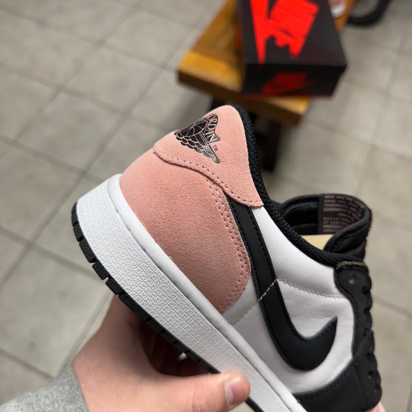 Jordan 1 Low OG Bleached Coral (Worn)