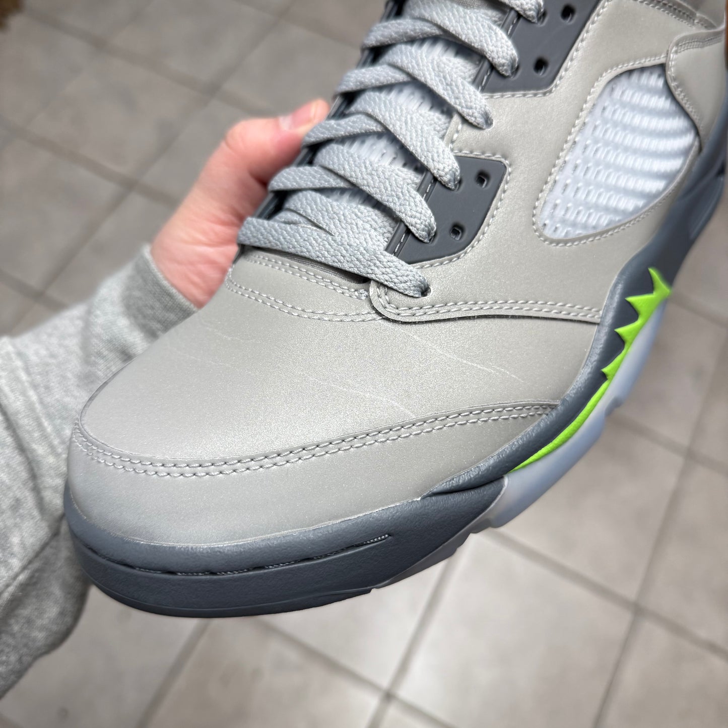 Jordan 5 Green Bean (Worn)