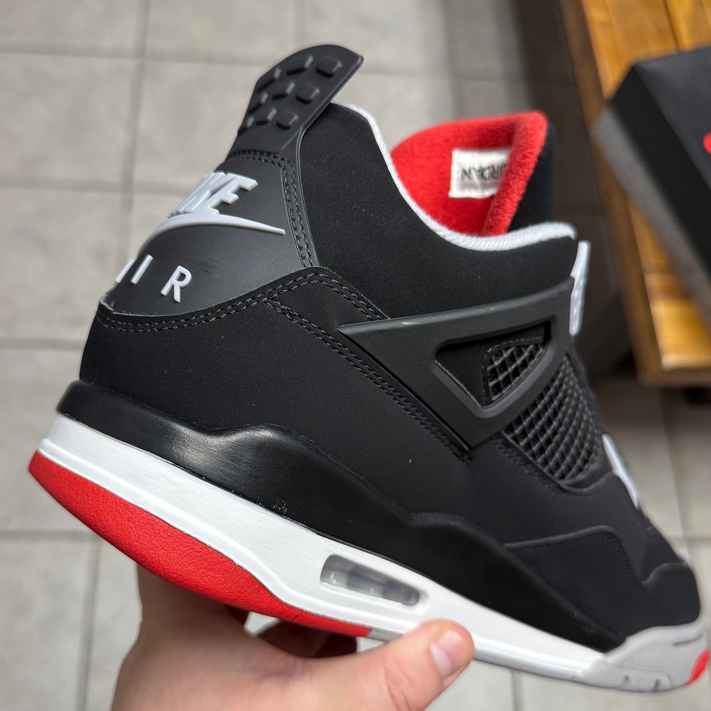 Jordan 4 Bred 2019 (Worn)
