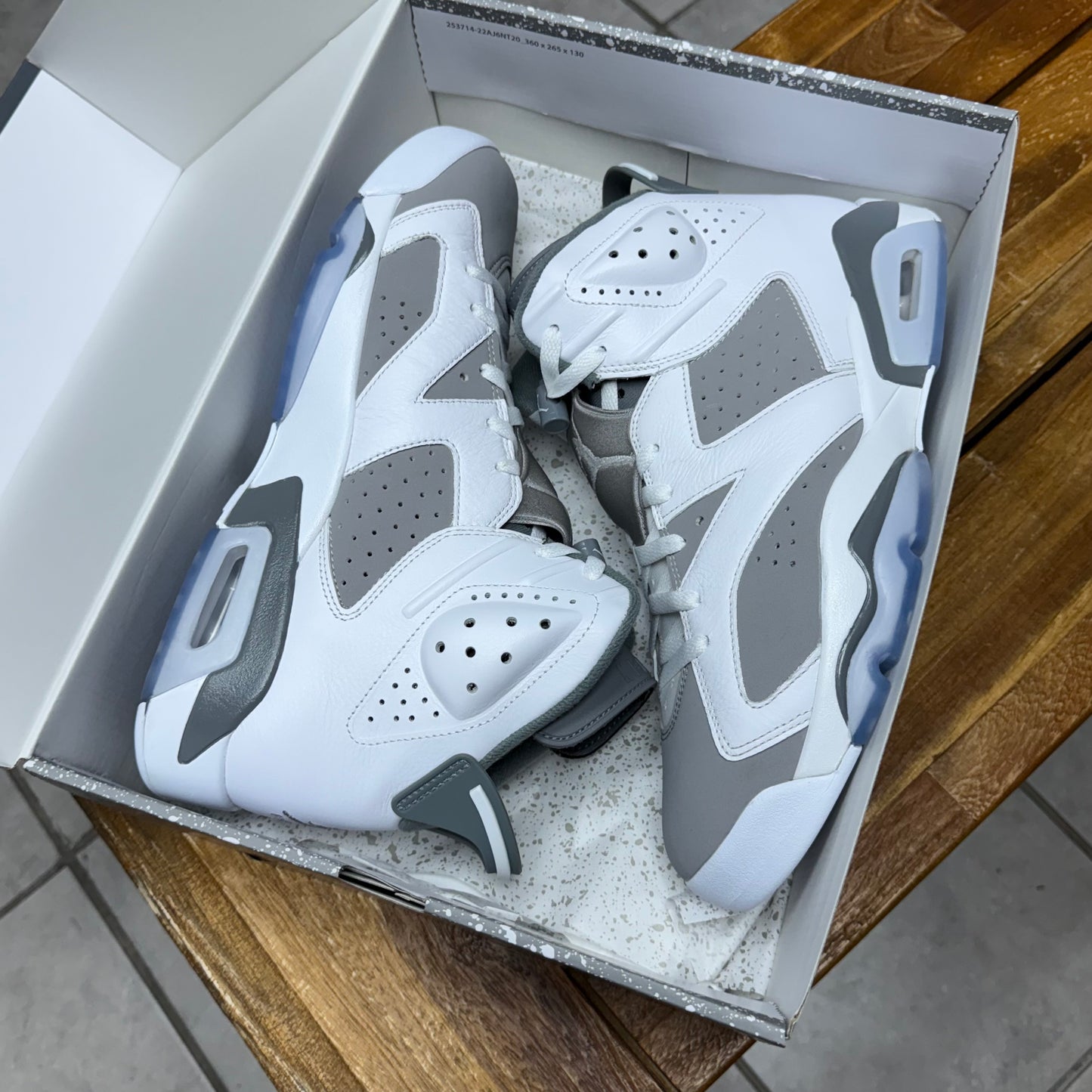 Jordan 6 Cool Grey (Worn)