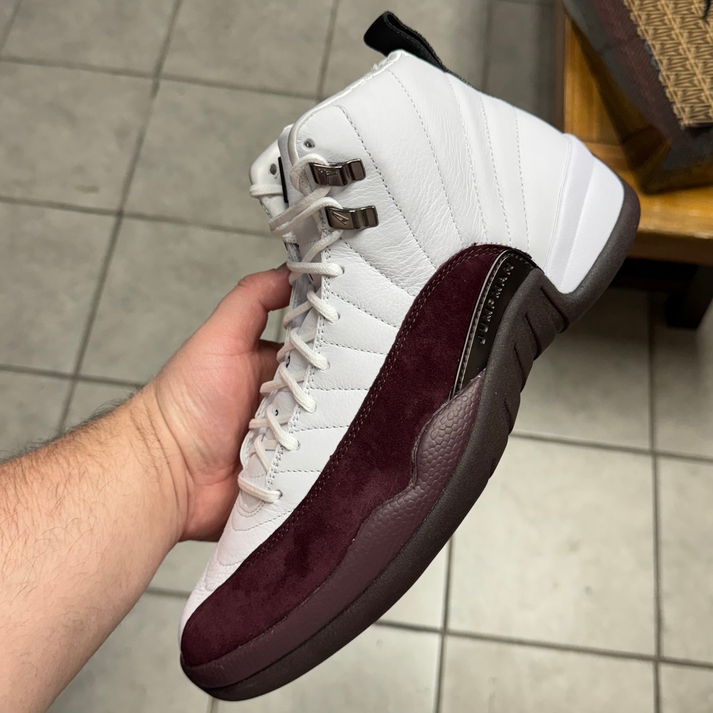 Jordan 12 SP x A Ma Maniére White