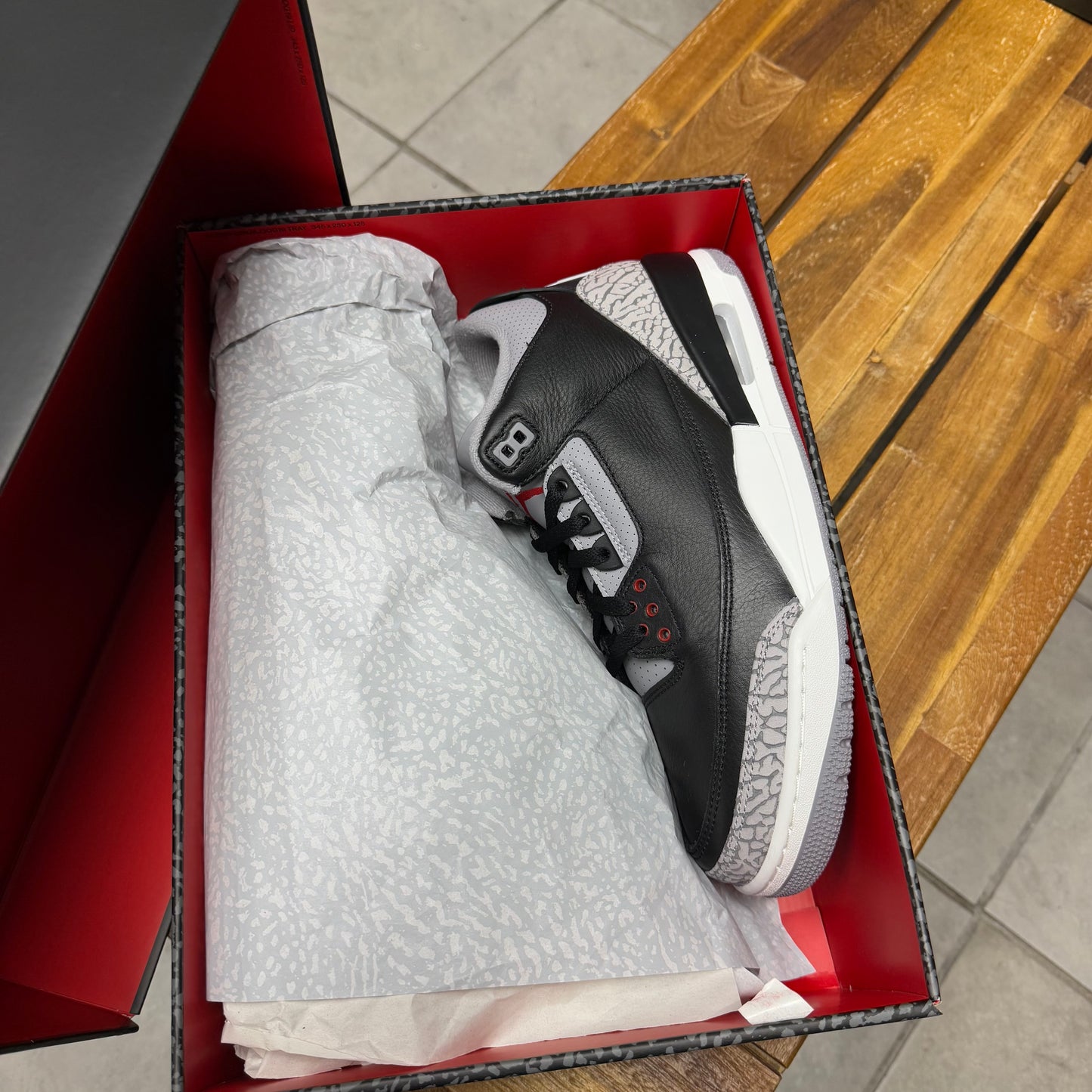 Jordan 3 Black Cement 2024