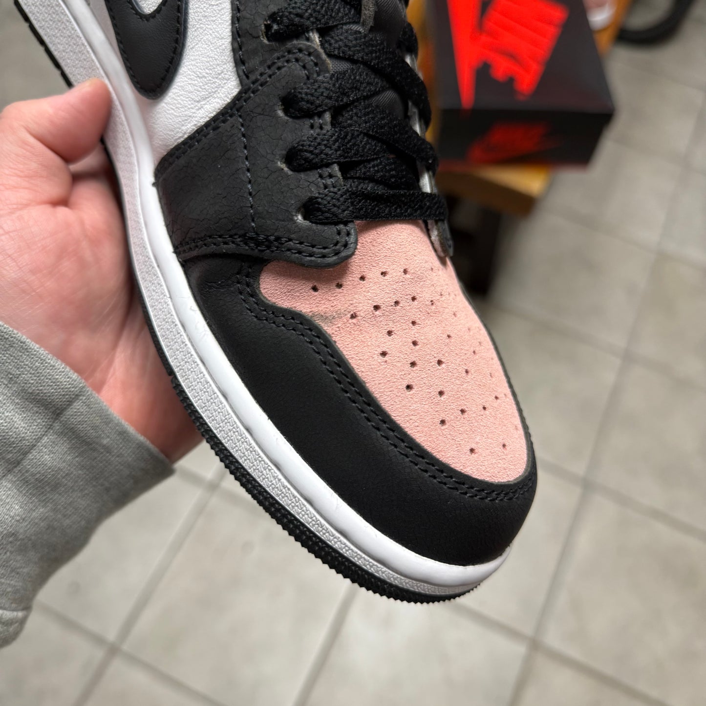 Jordan 1 Low OG Bleached Coral (Worn)