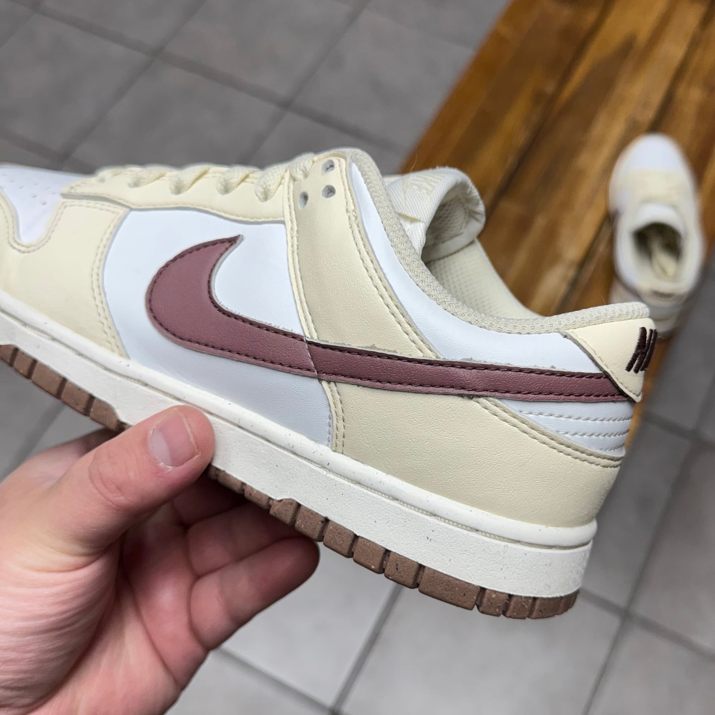 Dunk Next Nature Low Coconut Mauve W (Worn)