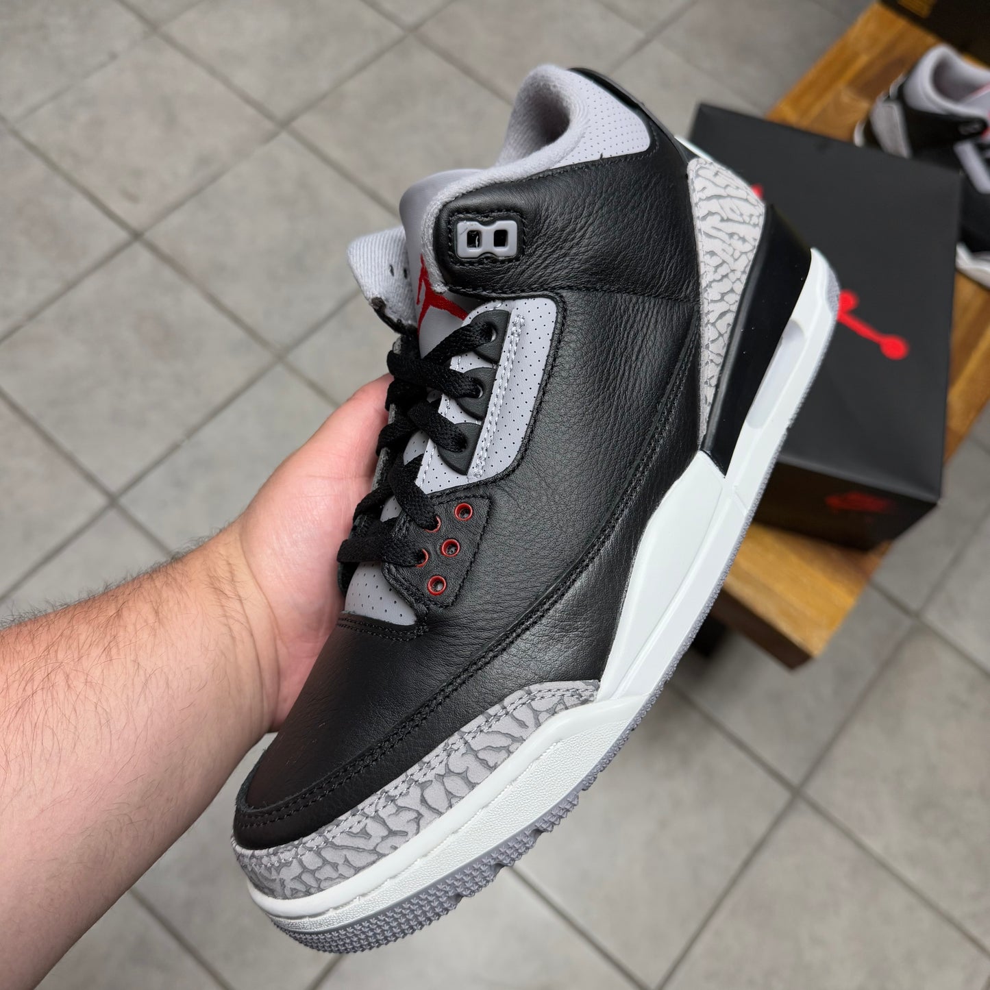 Jordan 3 Black Cement 2024