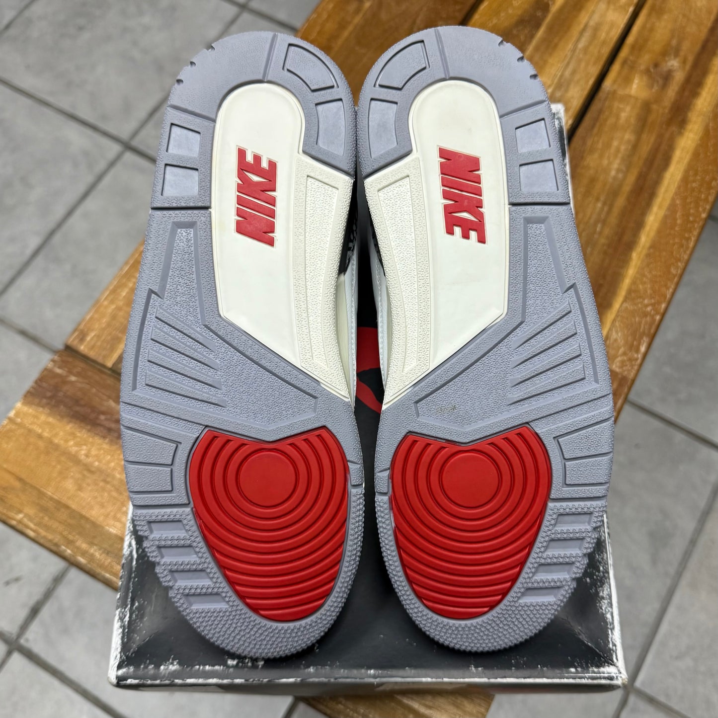 Jordan 3 White Cement Reimagined (Worn)