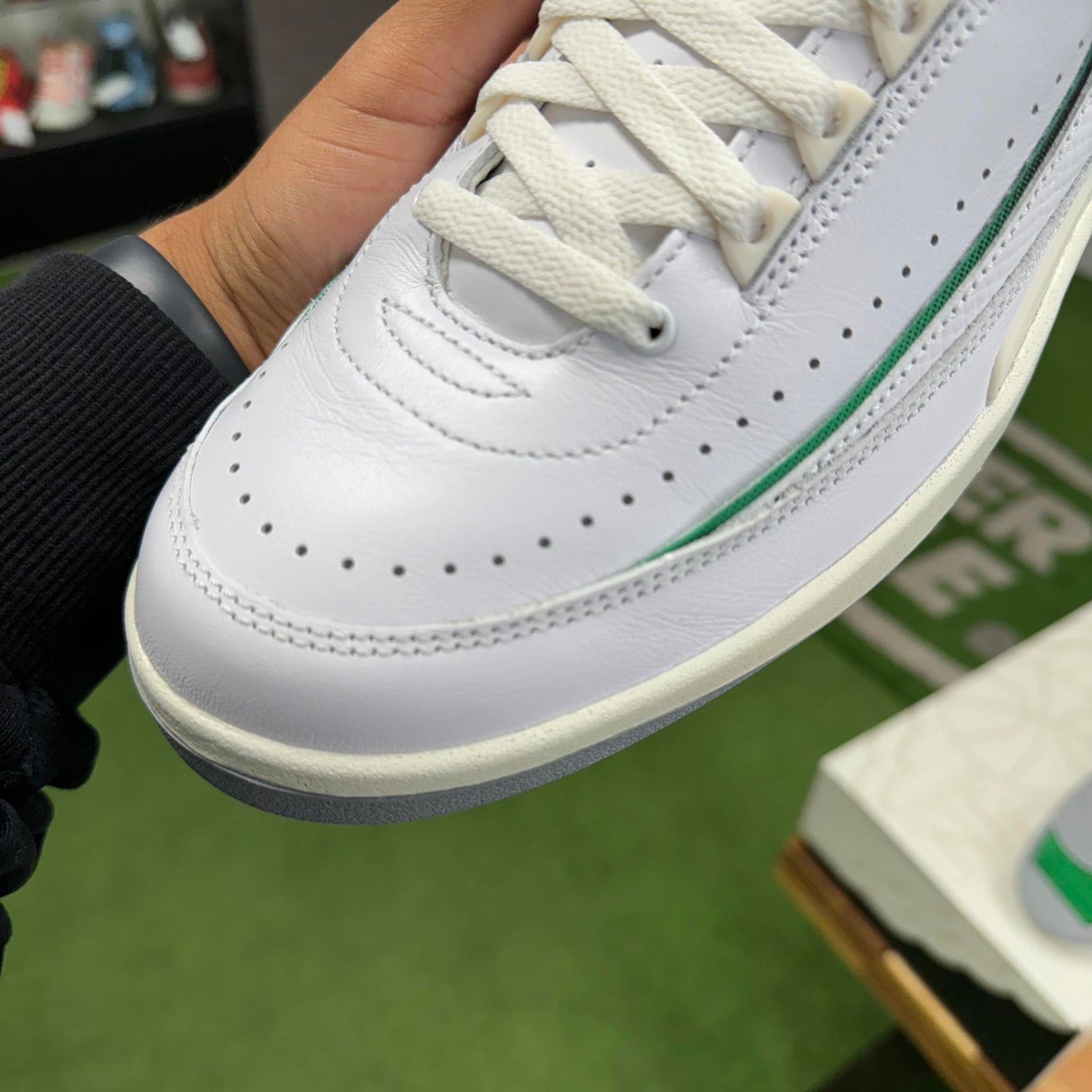 Jordan 2 Lucky Green (Worn)