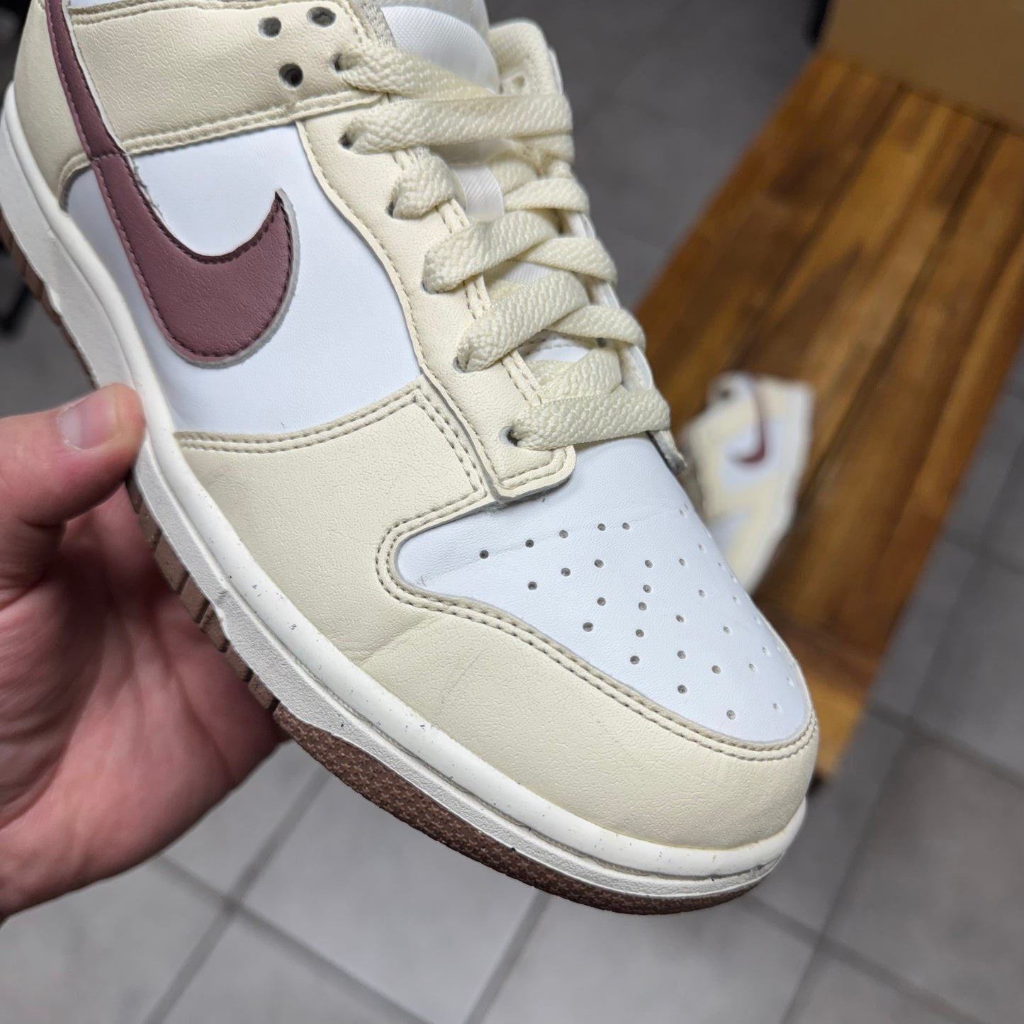 Dunk Next Nature Low Coconut Mauve W (Worn)