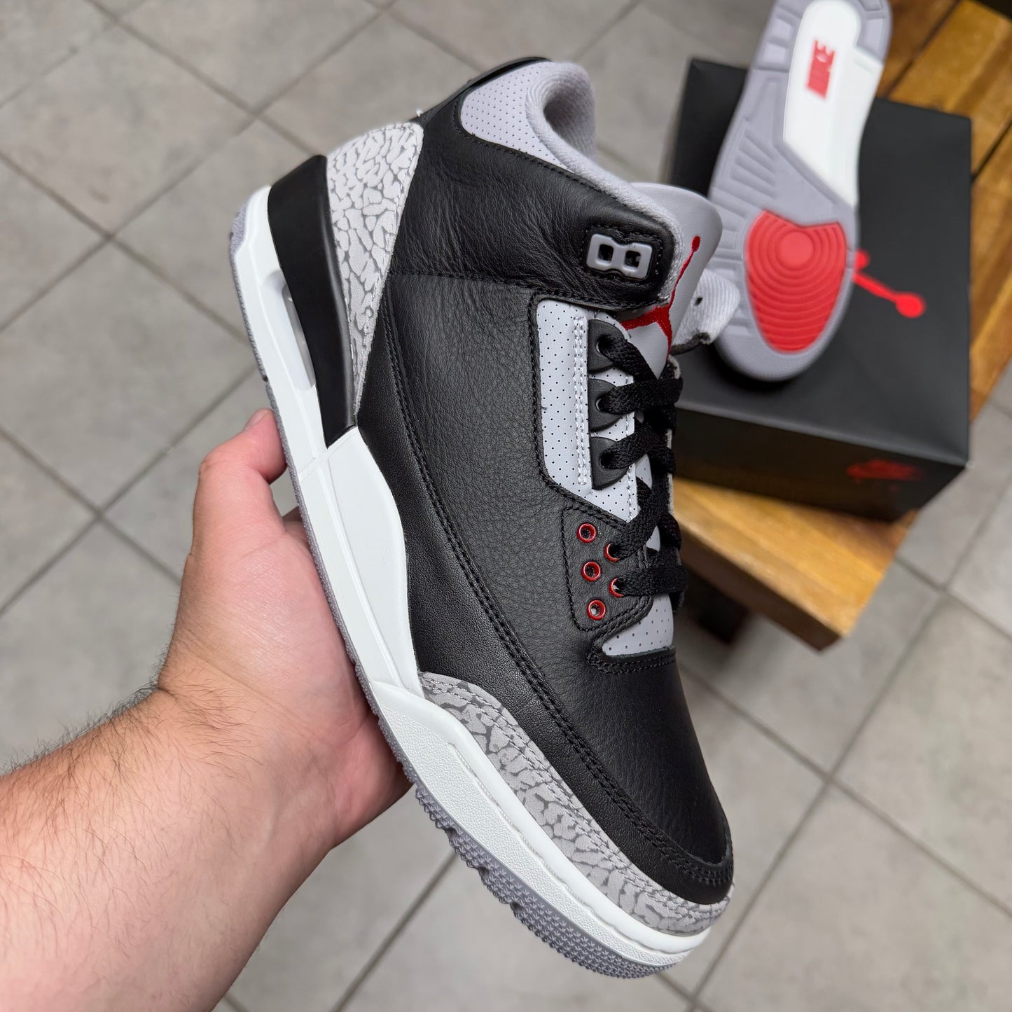 Jordan 3 Black Cement 2024