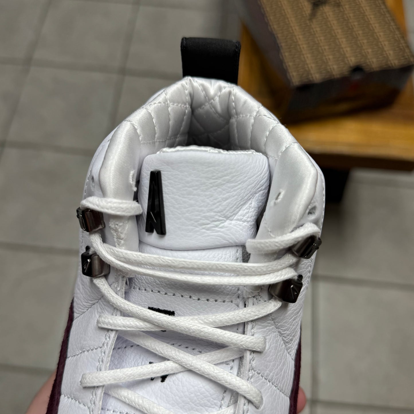Jordan 12 SP x A Ma Maniére White