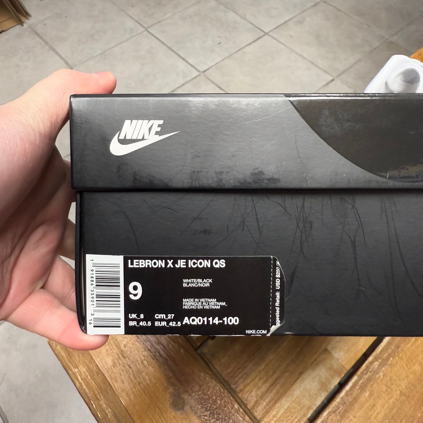 LeBron Icon x John Elliot White (Worn)