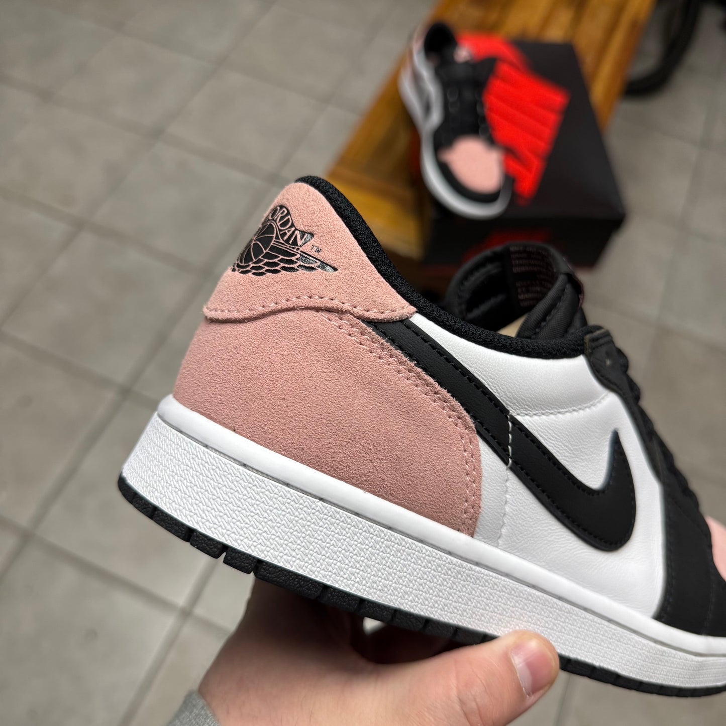 Jordan 1 Low OG Bleached Coral (Worn)