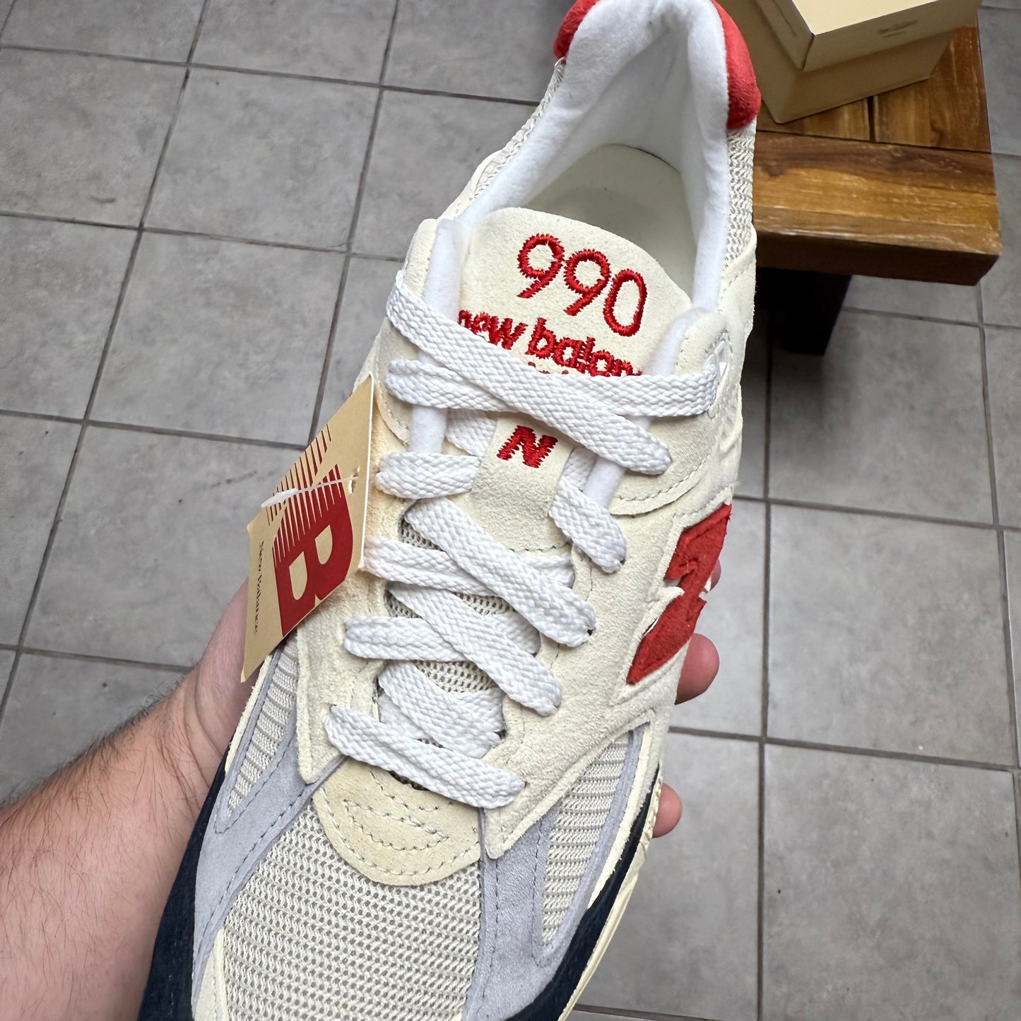 New Balance 990v2 x Teddy Santis ‘Navy Sea Salt’
