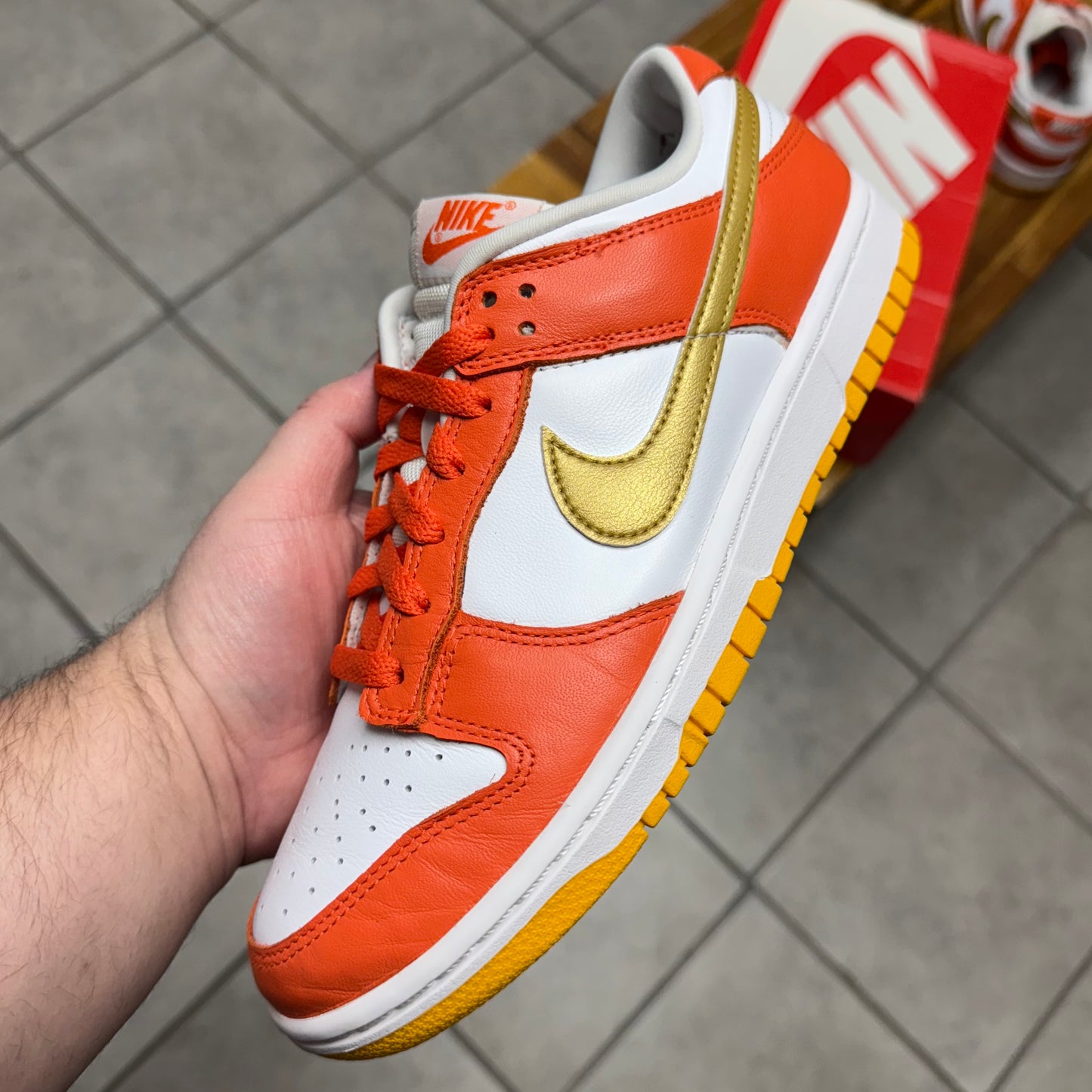 Dunk Low Orange University Gold (Worn)