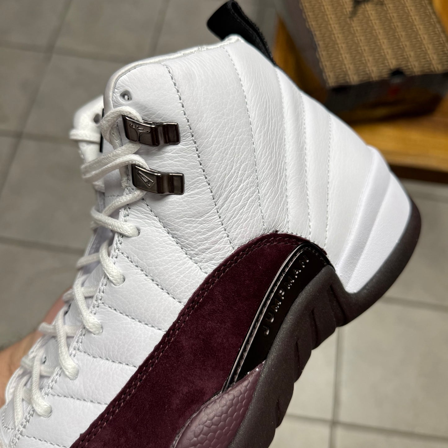 Jordan 12 SP x A Ma Maniére White