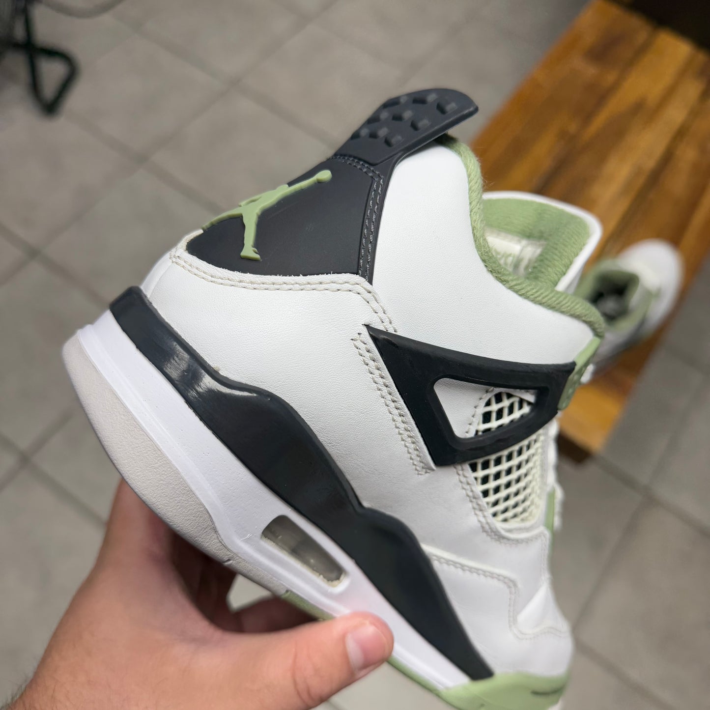 Jordan 4 Seafoam (Worn)