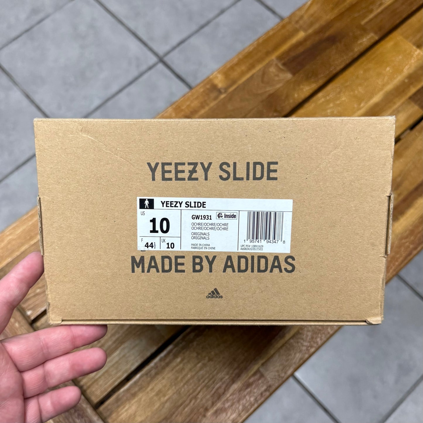 Yeezy Slide Ochre (Worn)