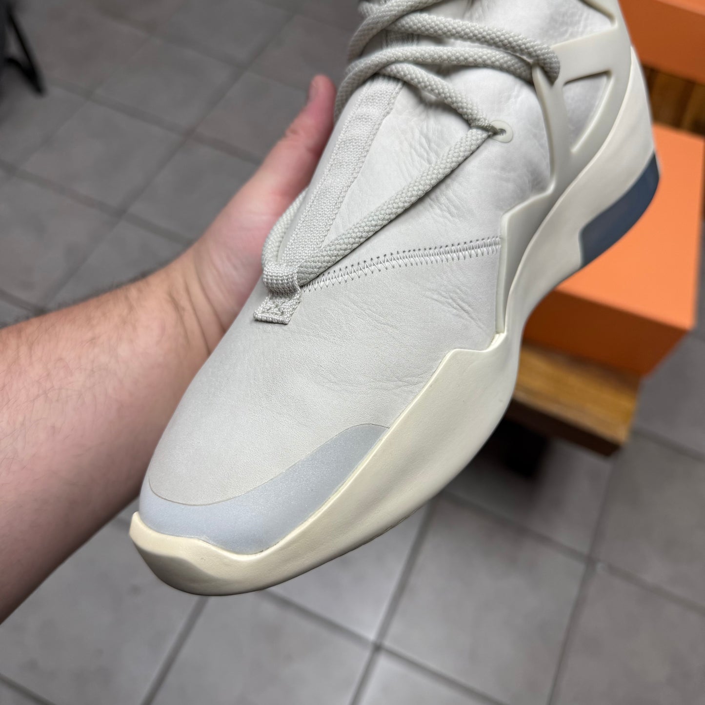 Nike Air Fear Of God 1 Light Bone (Worn)
