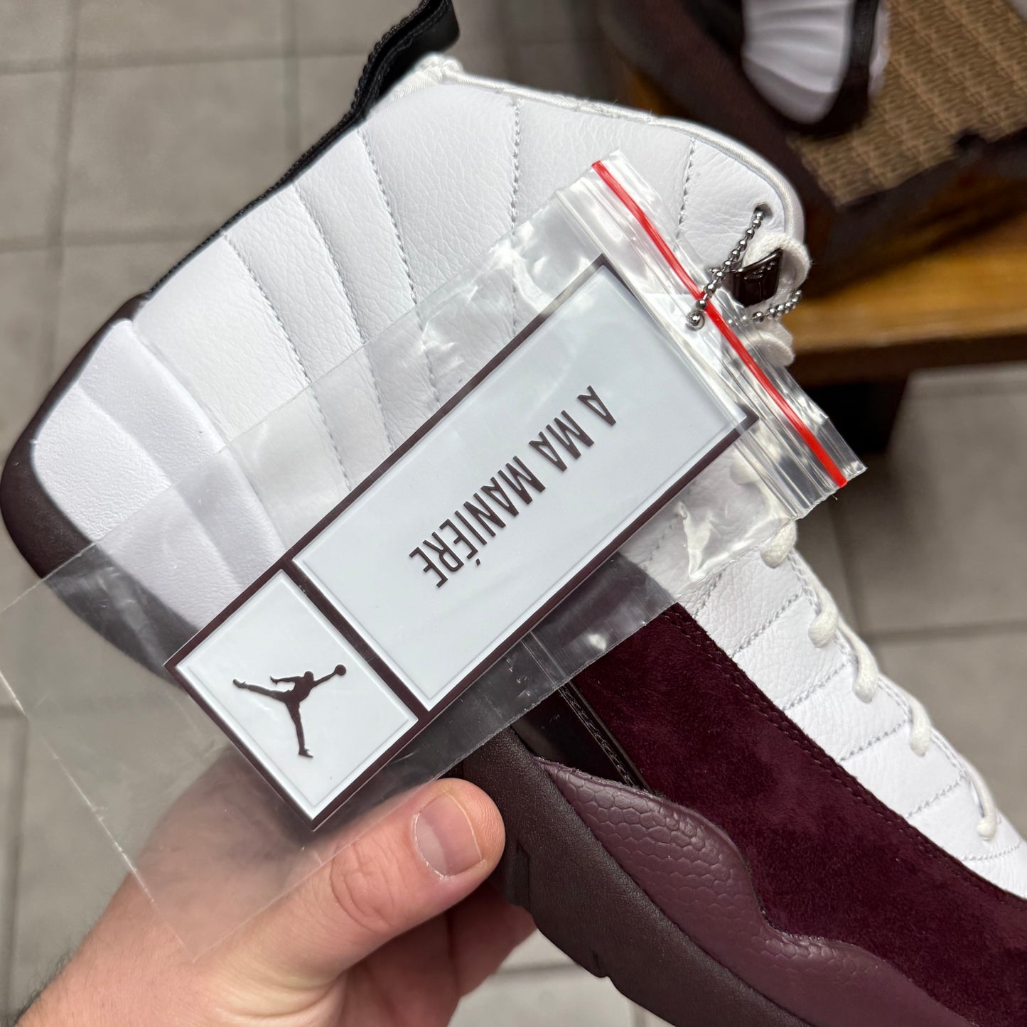 Jordan 12 SP x A Ma Maniére White