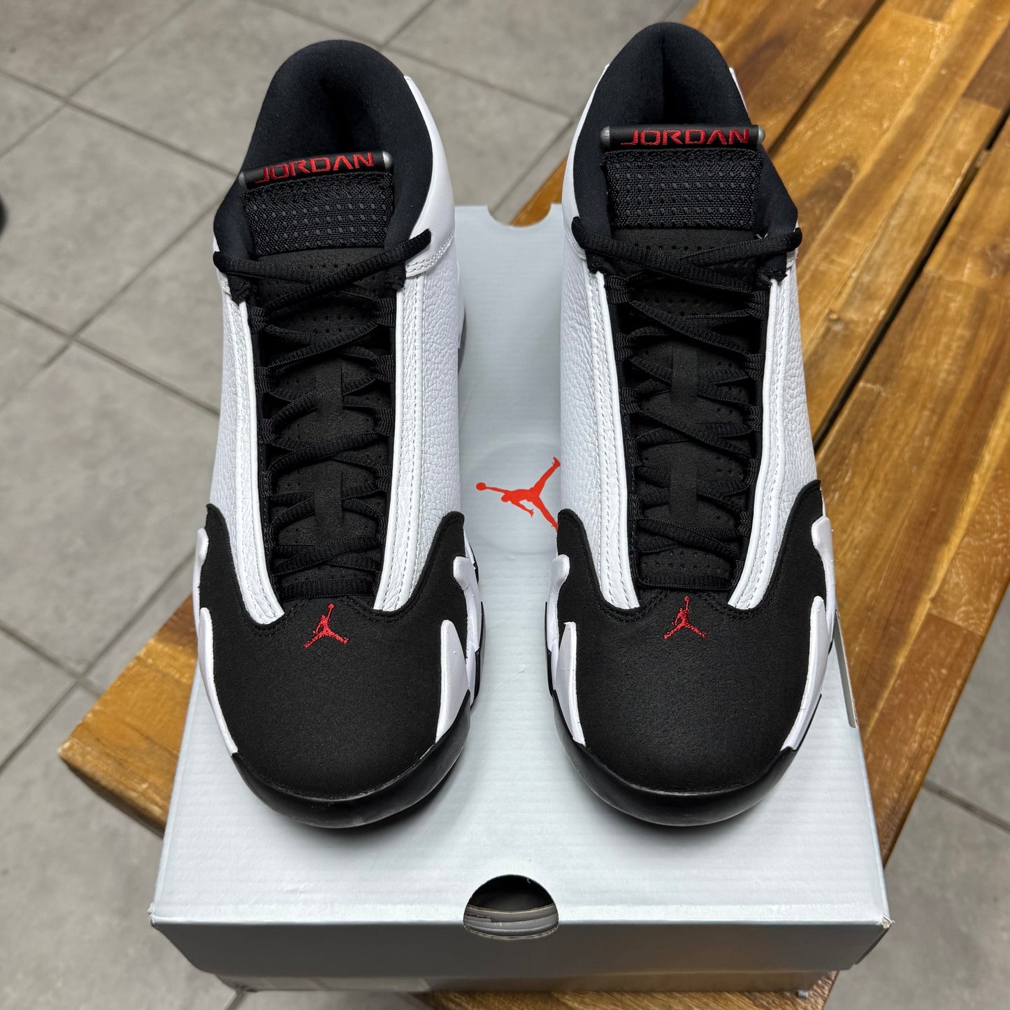 Jordan 14 Black Toe (Worn)
