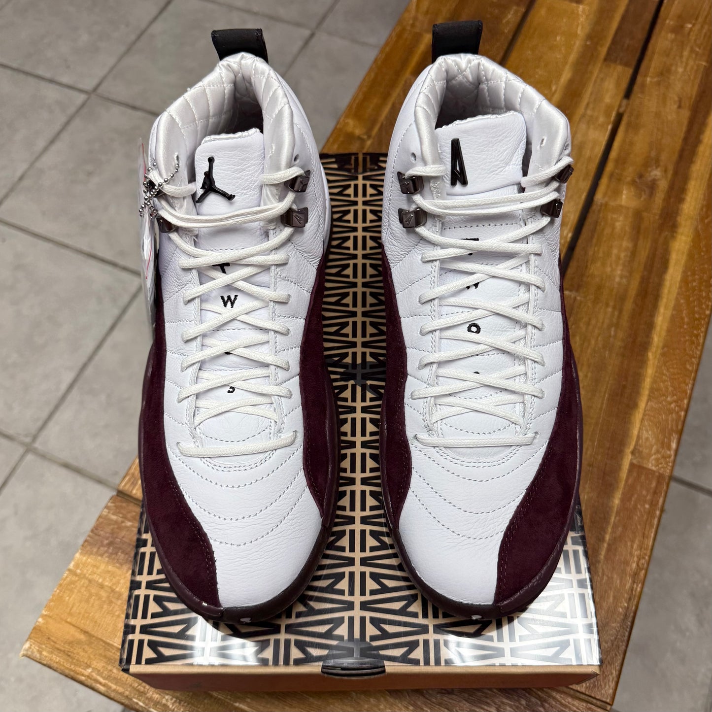 Jordan 12 SP x A Ma Maniére White