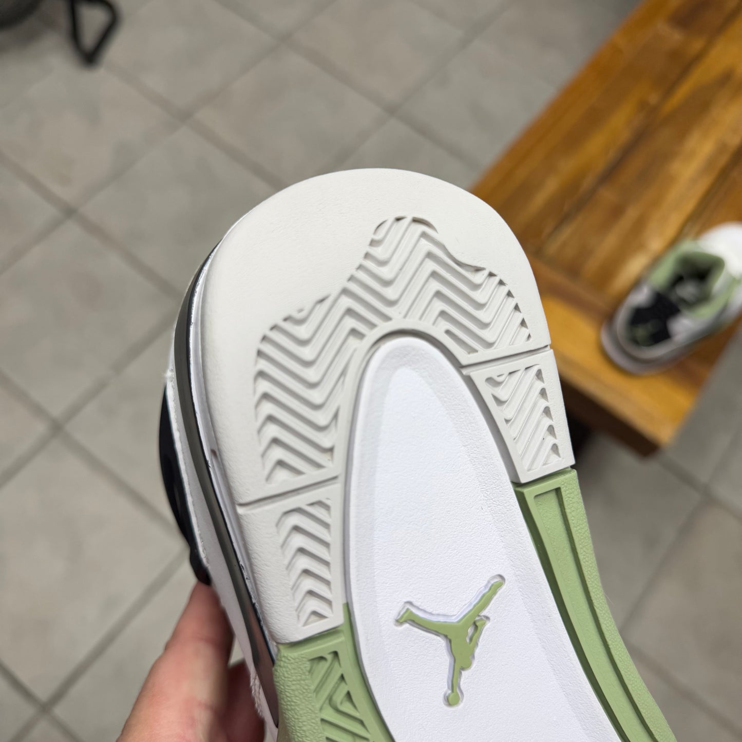 Jordan 4 Seafoam (Worn)