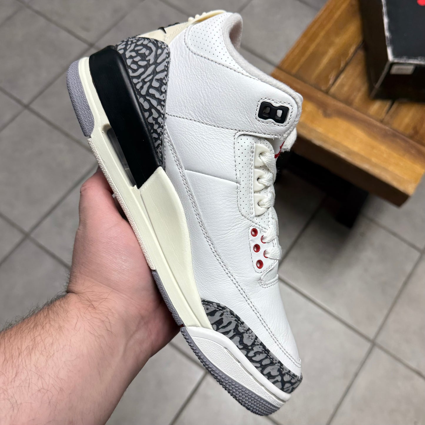 Jordan 3 White Cement Reimagined (Worn)