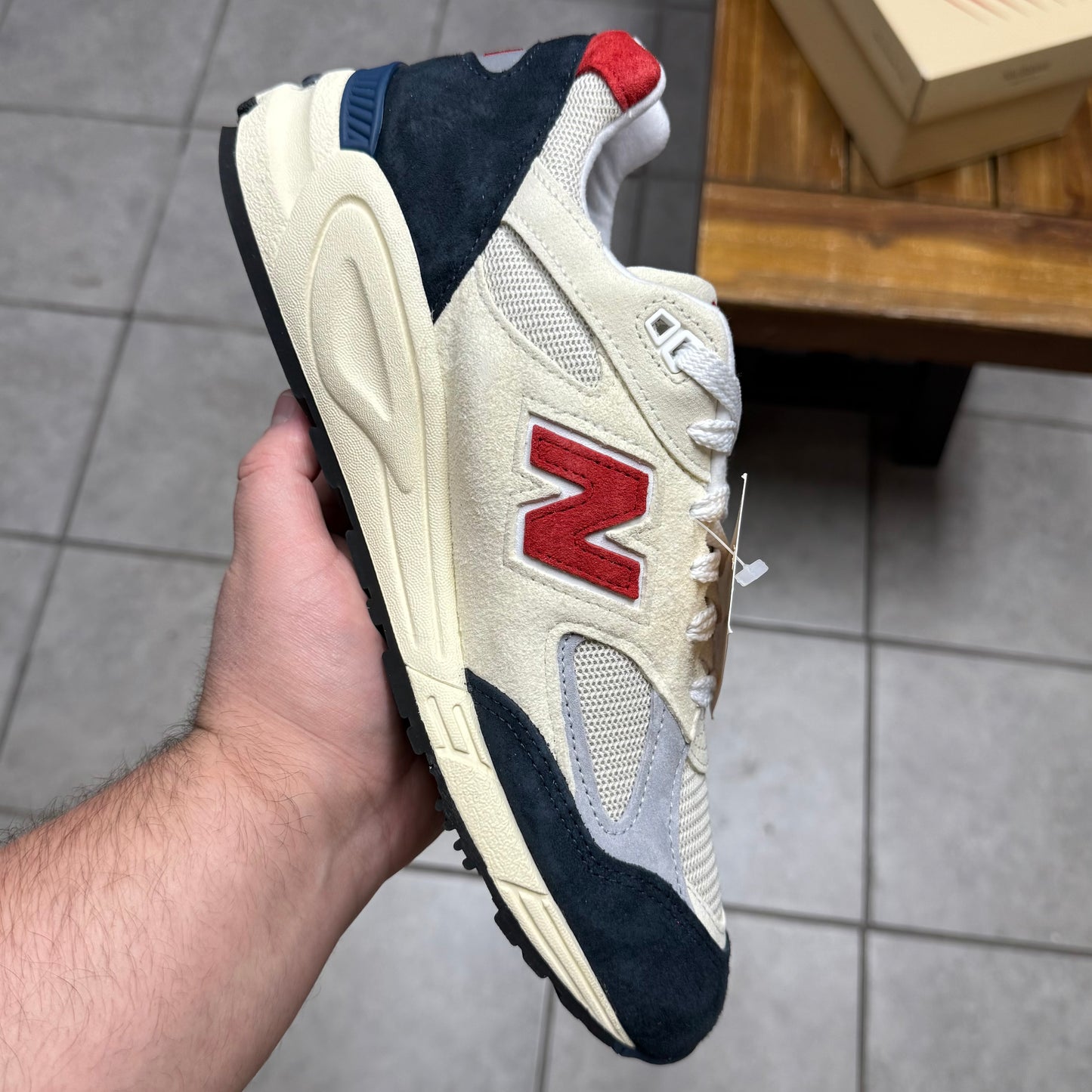 New Balance 990v2 x Teddy Santis ‘Navy Sea Salt’