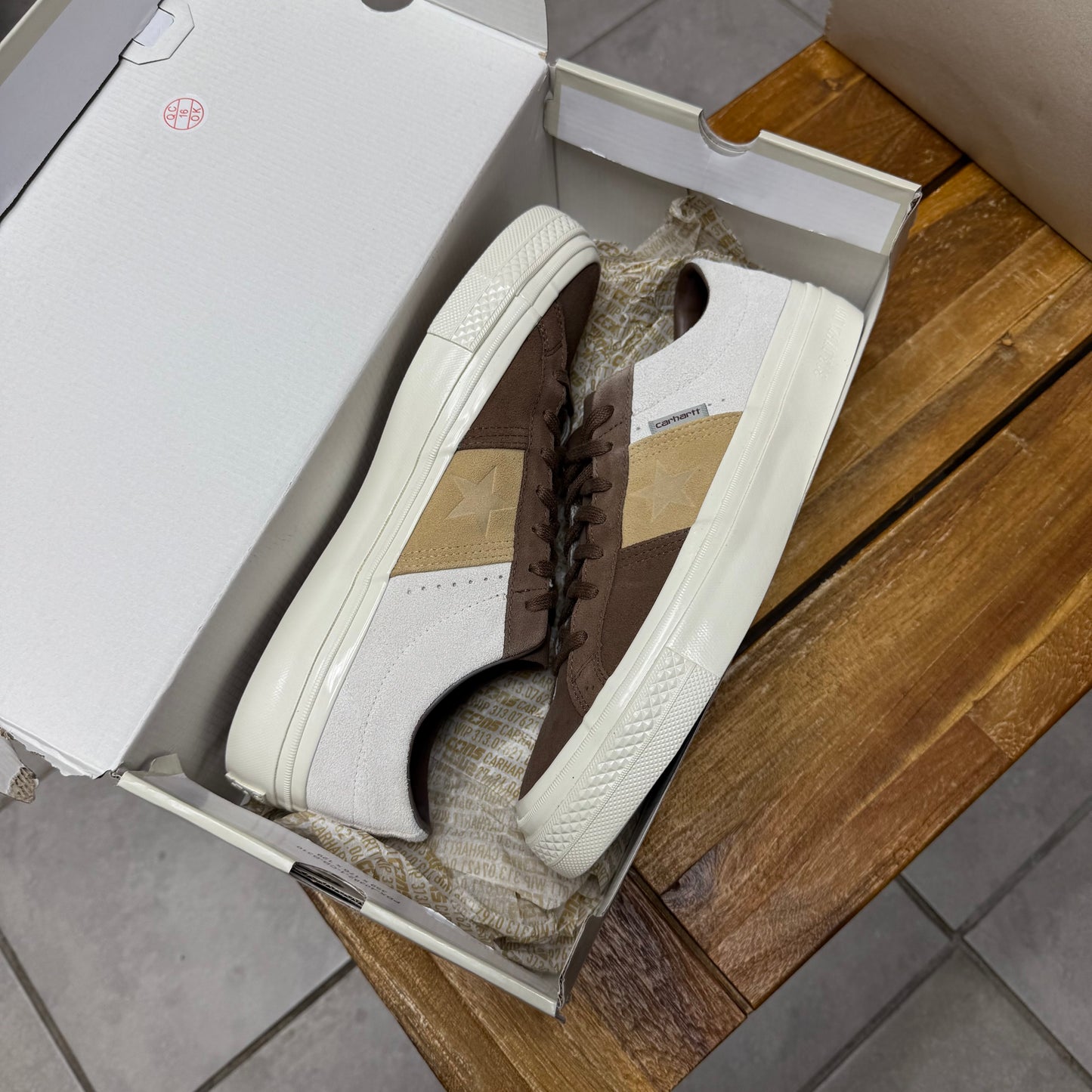 Converse Carhartt WIP x One Star Academy Pro Low Starfish Dark
Earth (Worn)