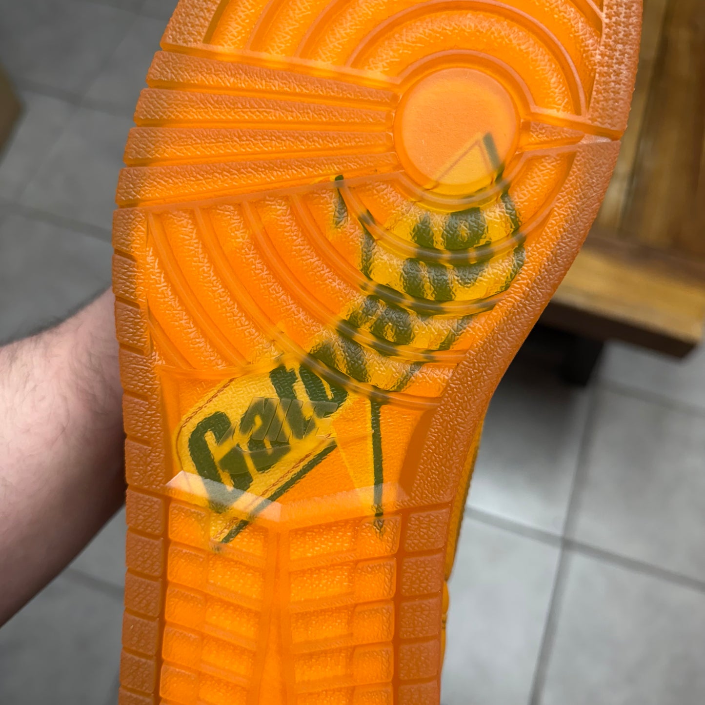 Jordan 1 High OG G8RD Orange Peel (Worn)